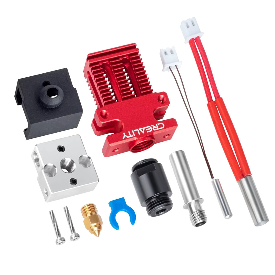 Creality CR6 SE Hotend-Extruder-Kit mit PTFE-Schlauch, Wärmeblock, 0,4-mm-Düse und Silikonsocke - Bild 2