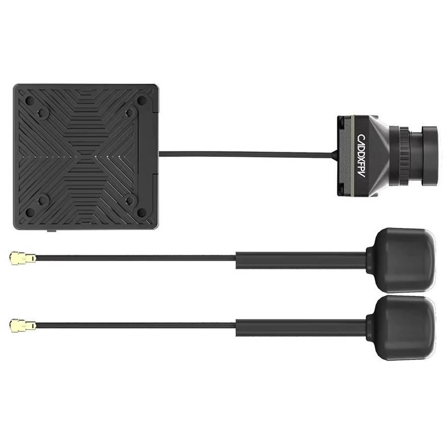Caddx Walksnail Avatar 4K 1080P HD Pro Kit Dual-Antennen Action Camera für RC FPV Drohnen in Schwarz - Bild 2