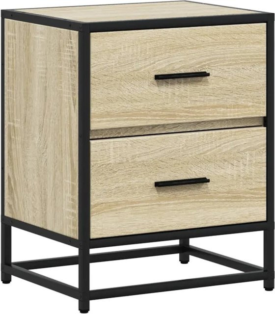 vidaXL Nachttisch Sonoma-Eiche in Braun, B/T/H: 40 x 31 x 50 cm - Bild 1