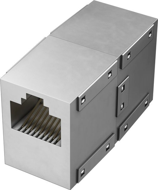 Hama Netzwerk-Adapter CAT-6 Ethernet LAN 1 Gbit/s Silber - Bild 1