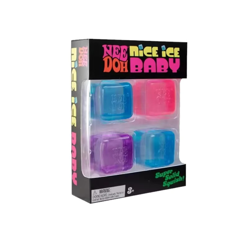 Schylling Needoh Nice Ice Baby Fidget Cube Set, 4er-Pack, ab 3 Jahre - Bild 2