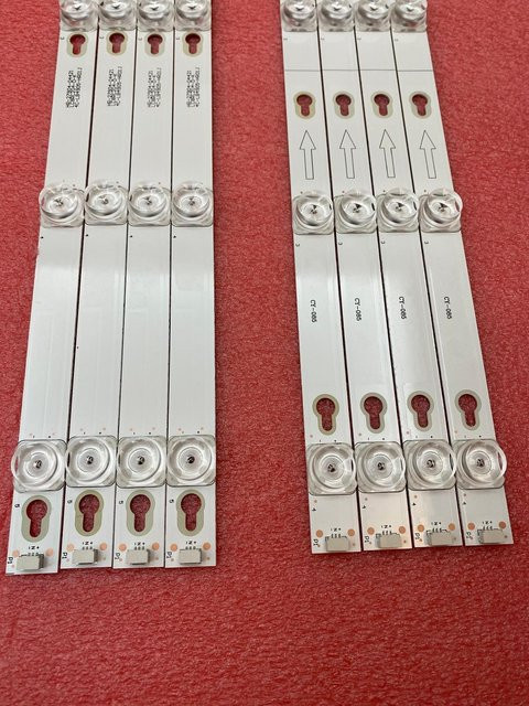 8er Set LED Hintergrundbeleuchtung Streifen für TCL 49S4900 49D2900 49S405 49S403 U49P6066 U49P6046 und Thomson 49US6016 49UT6006 - Bild 1