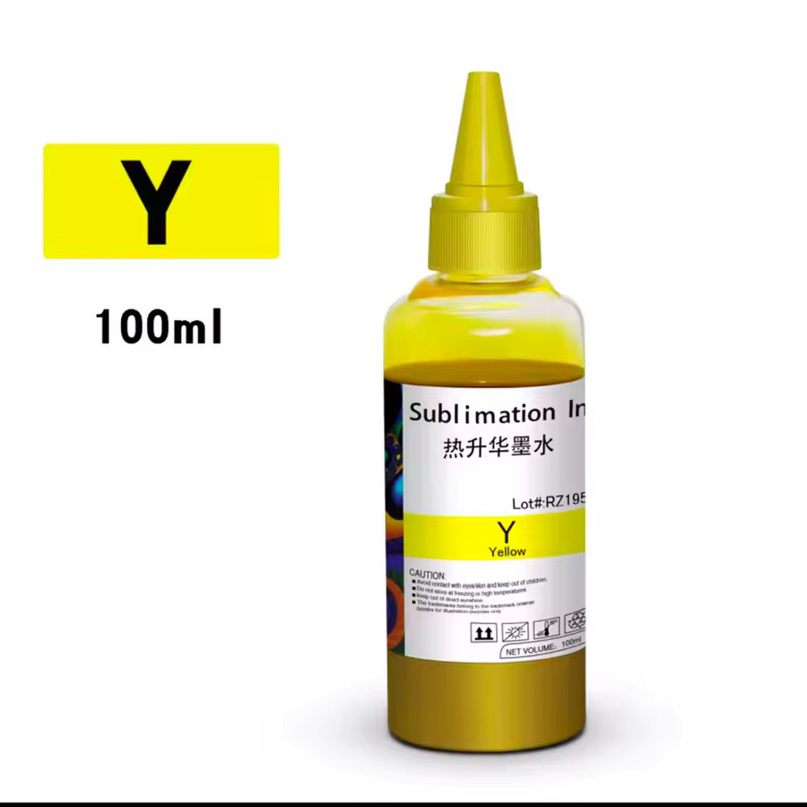 Epson Sublimationstinte für Desktopdrucker, Mehrfarbiges Refill-Set für Wärmeübertragung auf T-Shirts und Tassen, 100 ml - Bild 2