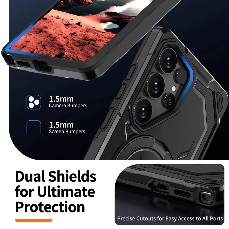 Sagsafe Armor Magnetische Schutzhülle für Samsung Galaxy S26 S25 S24 S23 Plus Ultra FE Edge A56 A55 A36 A35 A26 A25 A16 A15 A06 mit kabellosem Laden - Bild 3