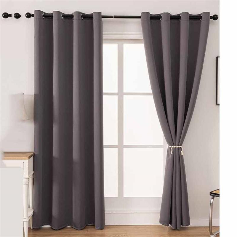 Verdunkelungsvorhänge mit Sonnenschutz und Wärmeisolierung für Schlafzimmer und Wohnzimmer B: 140 cm, H: 244 cm - Bild 4