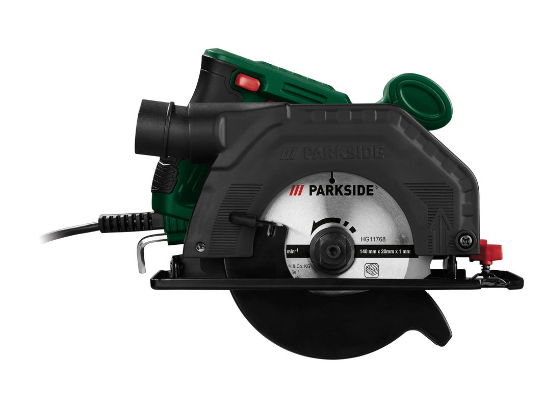 Parkside Handkreissäge PHKS 750 A1 in Grün mit 750 W Leistung - Bild 4