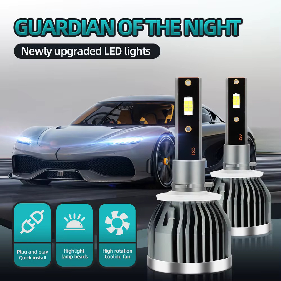 Roadsun Auto-LED-Scheinwerfer mit integriertem Treiber und 3570 CSP-Chips in Silber - Bild 3