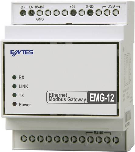 ENTES 101646 EMG-12 Gateway RS-485 mit USB und Ethernet/LAN in Weiß - Bild 1