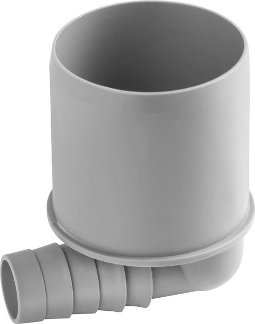 Airfit Schlauchwinkel DN 50 90 Grad aus Kunststoff in Grau - Bild 1