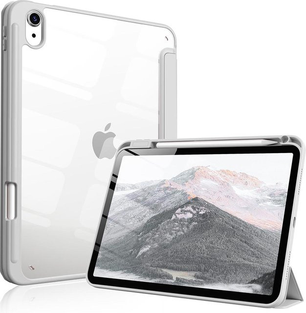 Apple Magnetische Smart-Hülle für iPad 11. Generation 11 Zoll und 10. Generation 10,9 Zoll mit Stifthalter, Transparent - Bild 1