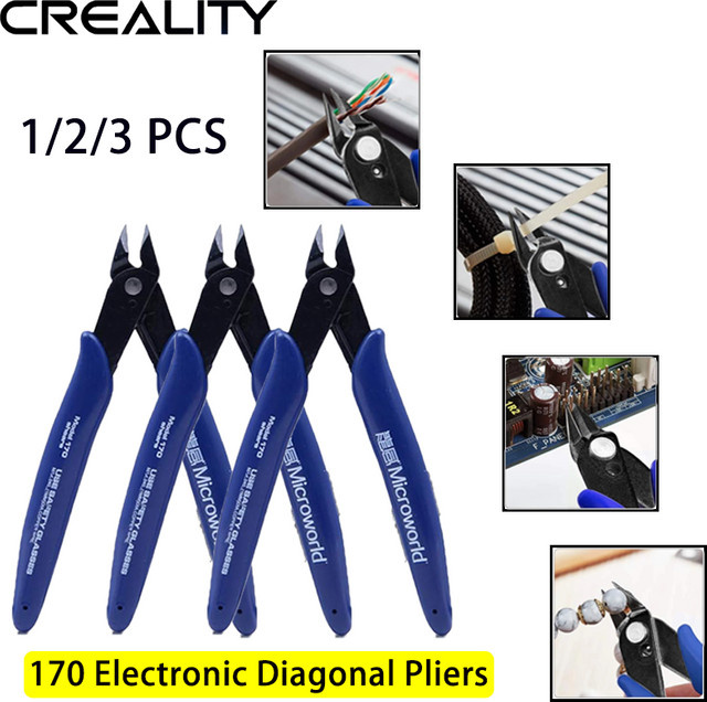 Creality 170 Elektronische Diagonalzange aus Kohlenstoffstahl in Blau für 3D-Modellbau und 3D-Druckerteile - Bild 1