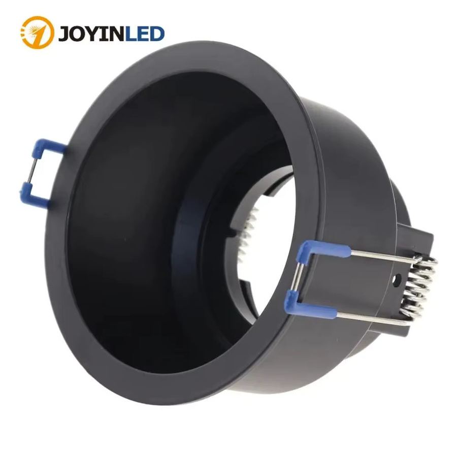 JOYINLED LED Einbaustrahler GU10 aus Zinklegierung, rund, Anti-Glare Deckenleuchte für 80mm Ausschnitt, erhältlich in Weiß oder Schwarz - Bild 2