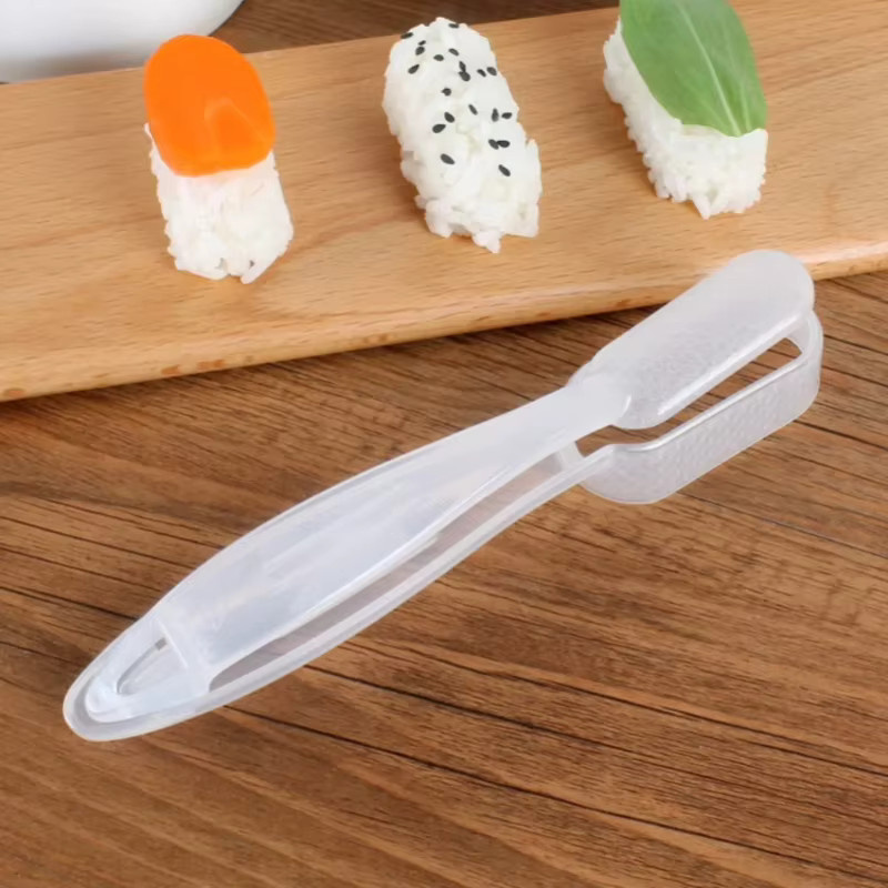 VIE LENTE Sushi-Form aus Kunststoff für japanische Reis- und Gemüserollen, rechteckig, transparent - Bild 3