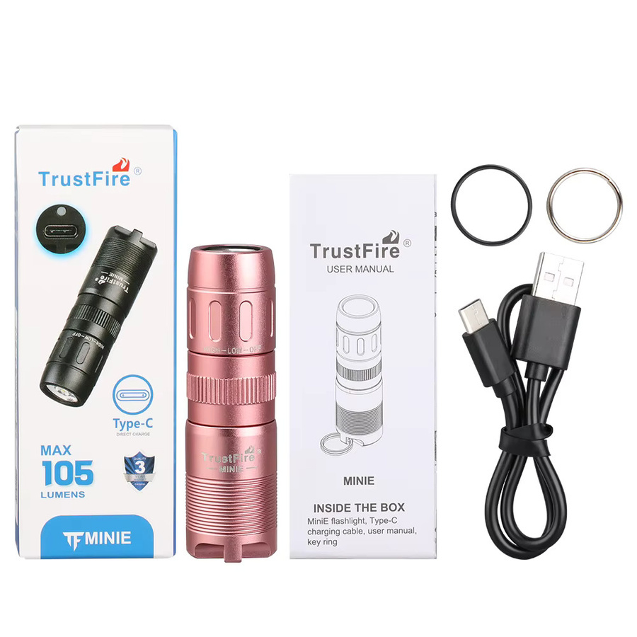 Trustfire MINIE EDC Taschenlampe mit magnetischem LED-Licht, wiederaufladbar, Mini-Schlüsselanhänger-Taschenlampe für Outdoor, Camping und Wandern - Bild 6