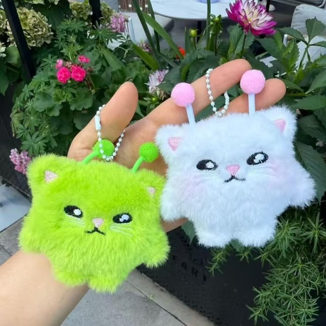 Yiran toy Schlüsselanhänger Alien-Katze, Plüsch, Mädchen - Bild 1