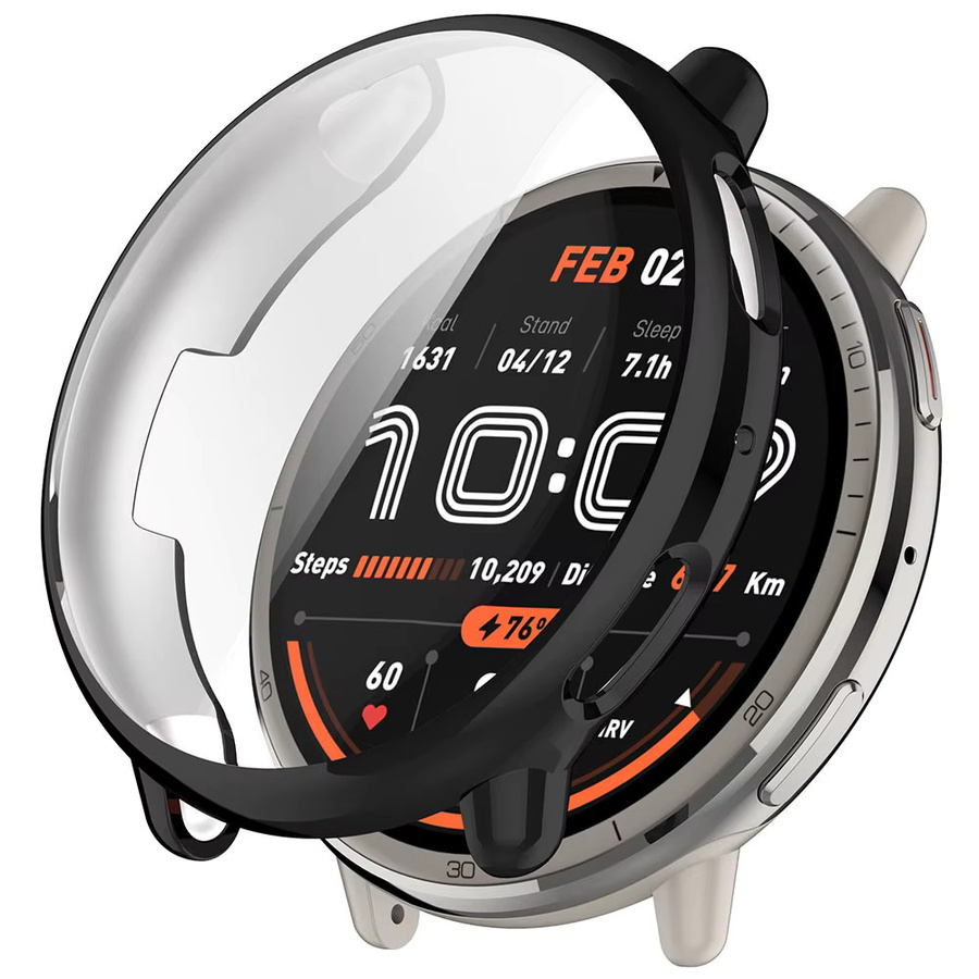 Arvin Schutzhülle für Huami Amazfit Active 2 (A2437 aus weichem TPU-Silikon, transparent, stoßfest - Bild 3