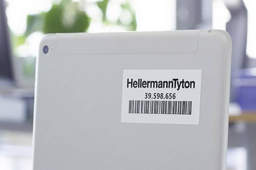HellermannTyton Etikett für Laserbedruckung in Weiß 594-11010 TAG162LA4-1101-WH-1101-WH - Bild 1