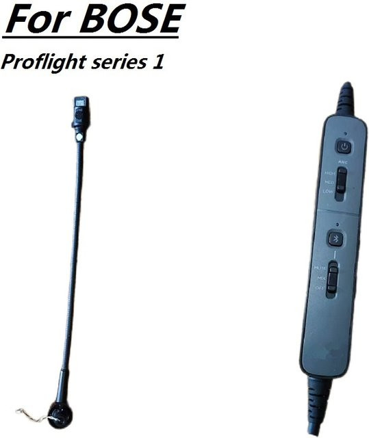 Bose Ersatzmikrofon mit Bluetooth-Steuerung für ProFlight Series 1st Gen Aviation Headsets in Schwarz - Bild 1