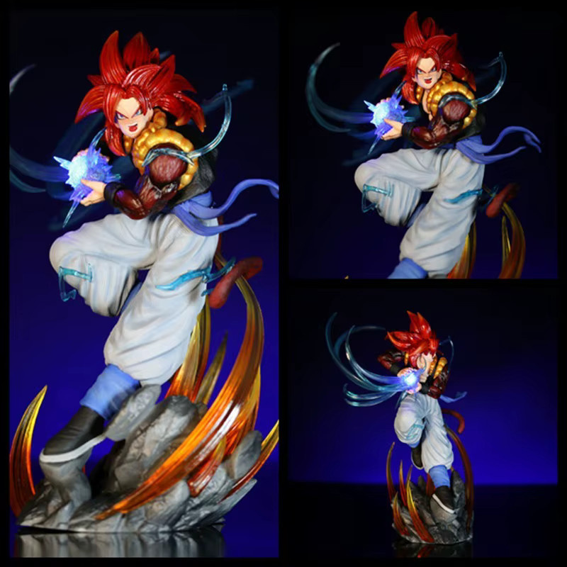 Bandai Super Saiyan 4 Gogeta LED-Leuchtfigur Power Version, Anime-Figur - Bild 2