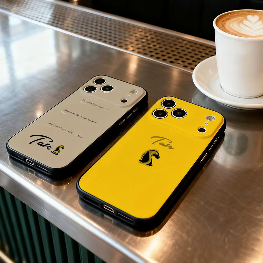 A-Andrew Tate Handyhülle für iPhone 11 bis 17 Pro Max Plus Air Mini Soft Case in Schwarz und Beige - Bild 1