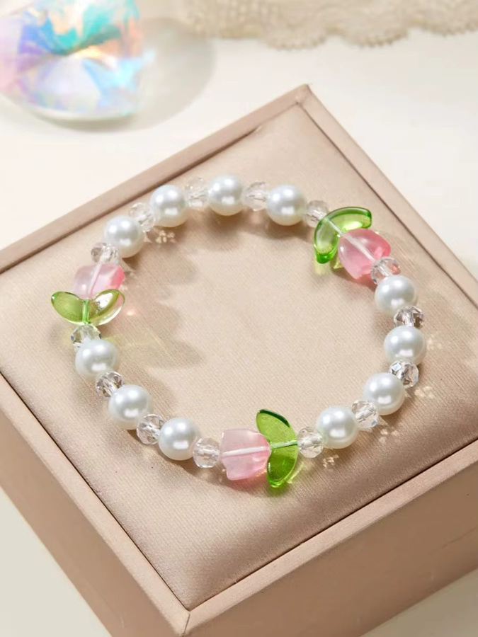 Rinhoo Armband, Perle, Kristall, Bunt, Unisex - Bild 3