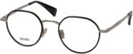 Kenzo KZ 50191 U Korrektionsbrille, Vollrand, Rund, Metall, Black, Unisex - Bild 1