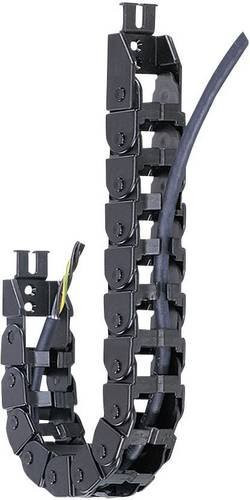 Igus Easy Chain E-Kette E08 E08.20.028.0 Energieführungskette mit Druckknopfprinzip in Schwarz - Bild 1