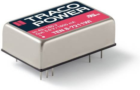 TracoPower TEN 8-2423WI DC/DC-Wandler, Print, 24 V/DC zu 15 V/DC und -15 V/DC, 265mA, 8W, Farbe: Silber - Bild 1