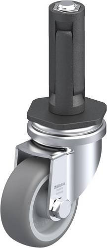 Blickle LRA-TPA 50G-ER02 Lenkrolle in Grau und Silber mit 50 mm Rad-Durchmesser und 50 kg Tragfähigkeit - Bild 1
