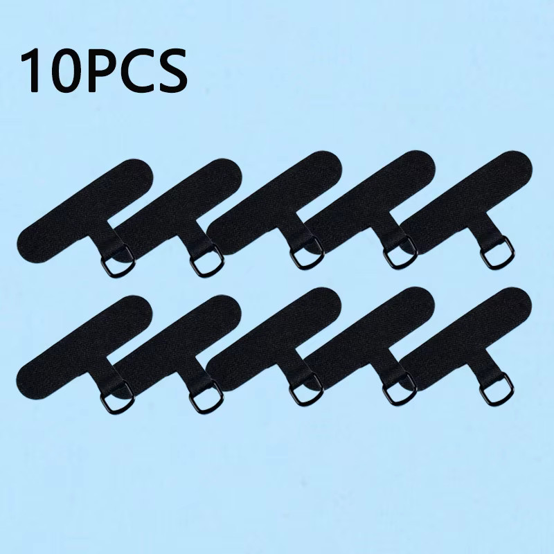DOLANBIA 10er Set Telefon Lanyard Strap Patch Dichtung mit Metall Clip und Snap in Schwarz - Bild 5