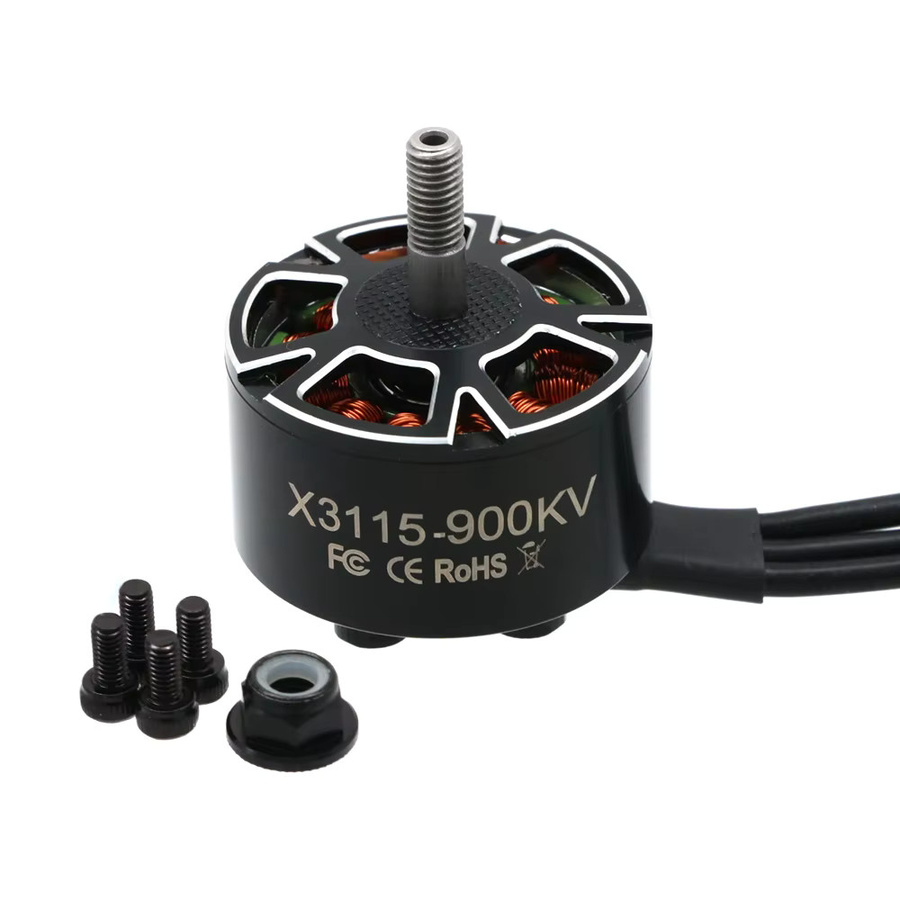 uangel x3115 Bürstenloser Motor für FPV Freestyle 9 Zoll 10 Zoll Langstrecken-Cinelifter RC-Drohnen, 4er-Set, Schwarz - Bild 3