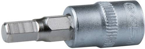 KS Tools 1/4 Zoll Bit-Stecknuss Innensechskant 3mm in Silber - Bild 1