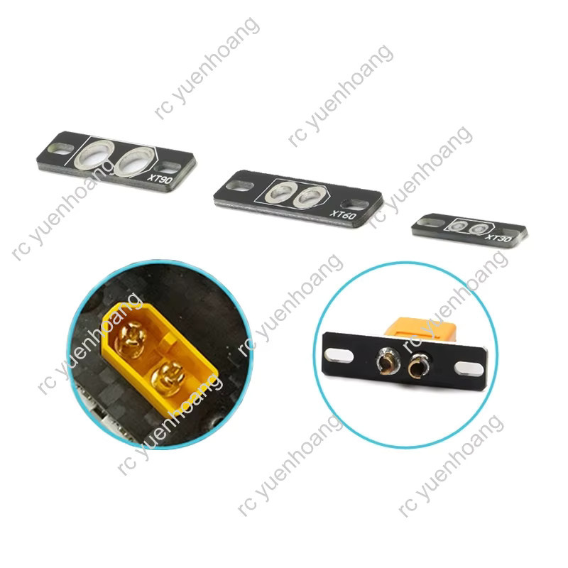 YUENHOANG 5 Stück XT30 XT60 XT90 PCB-Lötplatten-Steckerhalterungen für RC-Multicopter und Renndrohnen - Bild 1
