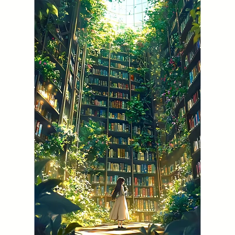 MaxRenard Grüne Bibliothekskunst, Puzzle, 1000 Teile, ab 14 Jahre - Bild 5