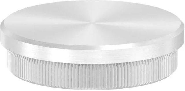 FeNau Einsteckkappe aus Edelstahl V2A in Silber für 2,0 mm Rohr mit Ø 50,0 mm - Bild 1