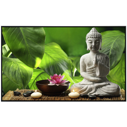 papermoon EcoHeat Infrarotheizung Buddha in der Meditation mit Matt-Effekt in Bunt, App-Steuerung und Überhitzungsschutz - Bild 2