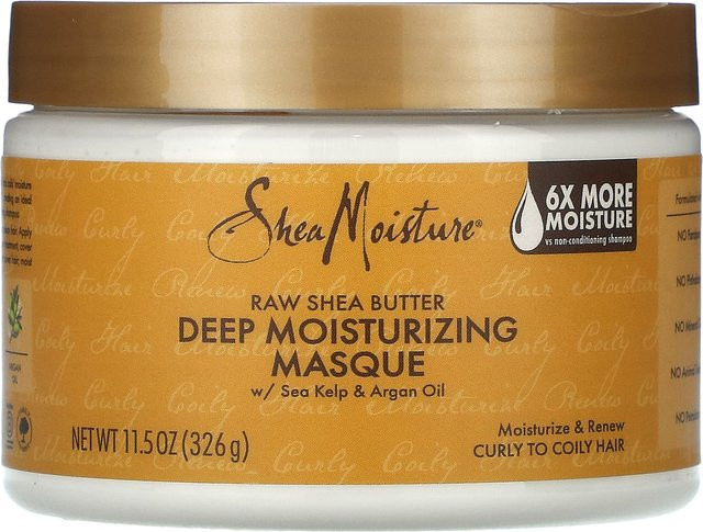 SheaMoisture Tiefenpflegemaske mit Meeresalgen und Arganöl, 326 g - Bild 1