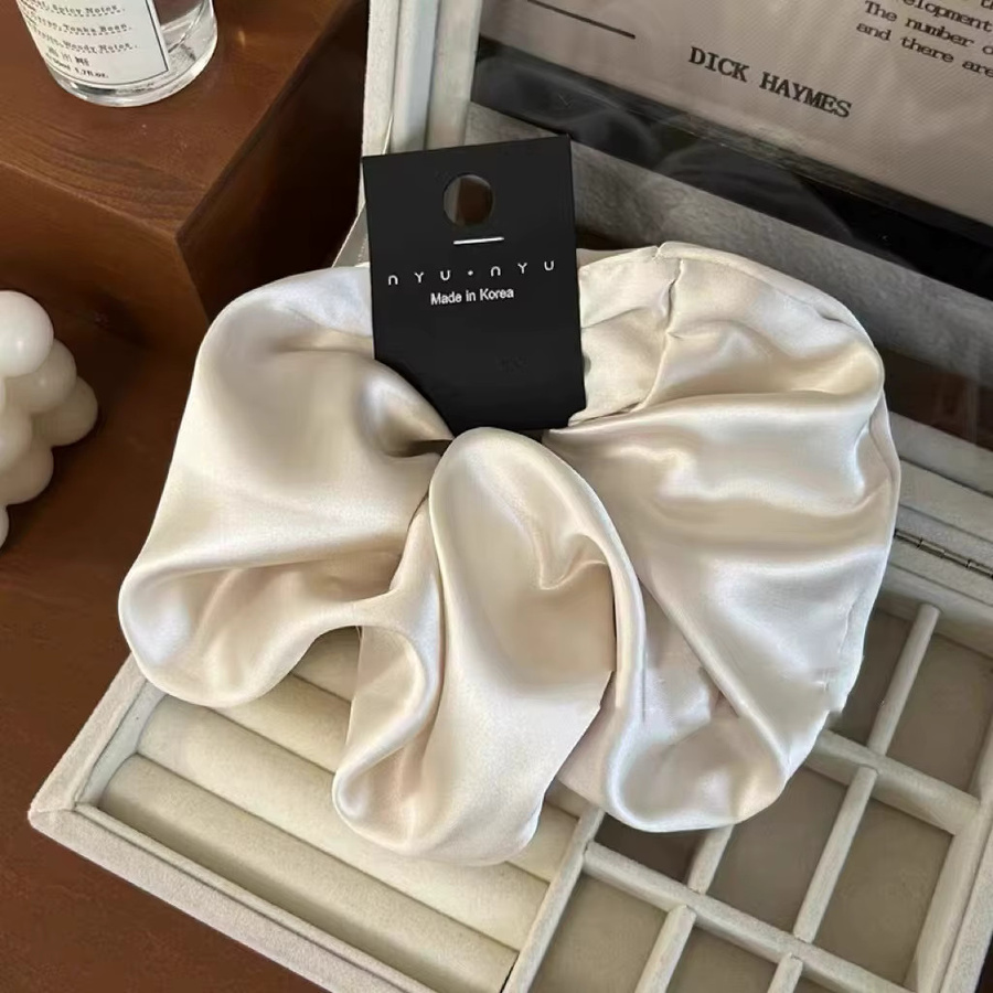 KYDZSW Scrunchies Satin, 12 cm, Damen - Bild 3