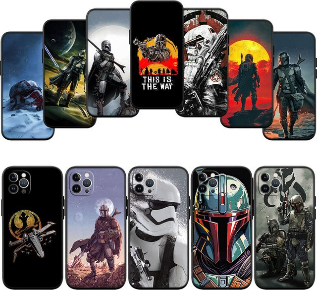 HEROCROSS Star Wars Mandalorian Handyhülle für iPhone Modelle in Multicolour - Bild 1