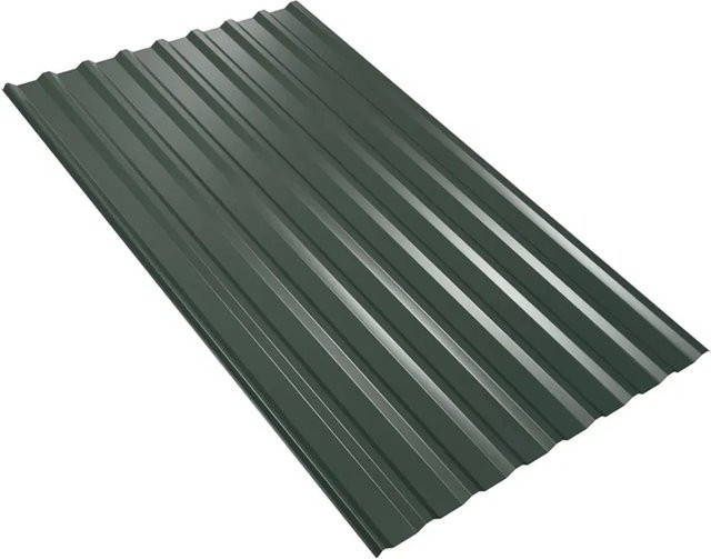 Weckman Trapezblech W20 mit Antikondensvlies in Nadelgrün, B/H: 245,0 x 113,5 cm, Dicke: 0,75 mm - Bild 1