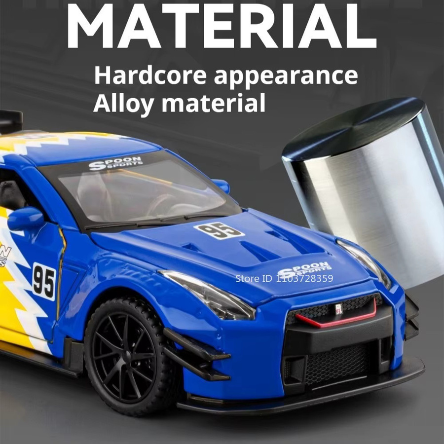 RMZ city GTR Panamera Modell Sportwagen, 1:32, Metall, mit Licht und Sound - Bild 1