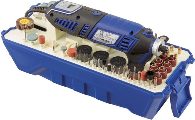 LUX-TOOLS Modellbau- und Gravierset MBS-160 in Blau - Bild 1