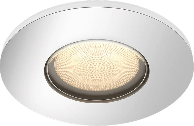 Philips Hue Adore LED-Einbaustrahler White Ambiance Rund für das Badezimmer in Silber und Chrom - Bild 1