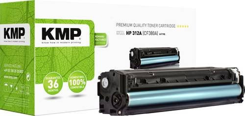 KMP Tonerpatrone Schwarz kompatibel mit HP 312A und CF380A für Laserdrucker mit einer Reichweite von 2400 Seiten - Bild 1