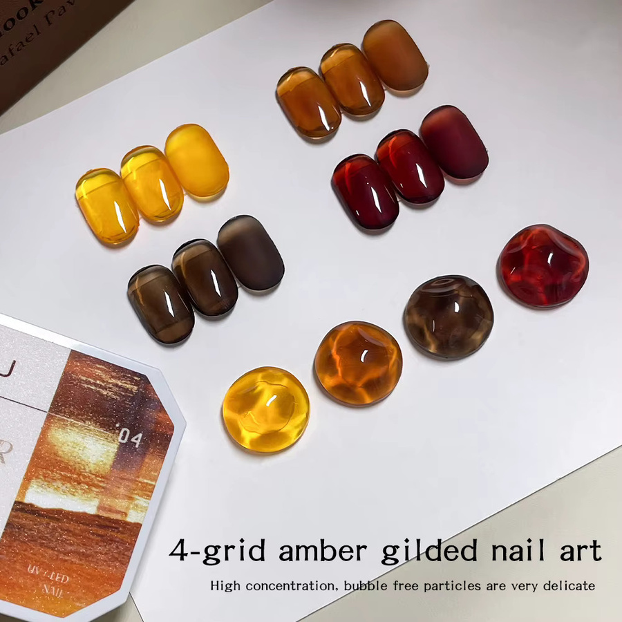 Kaniu Kunstgel, Amber Color Scheme, Glänzend - Bild 3