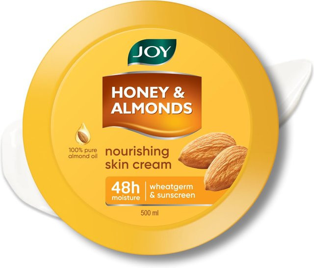 Joy Honig & Mandeln Feuchtigkeitscreme für Gesicht, Hände & Körper, 500 ml - Bild 1