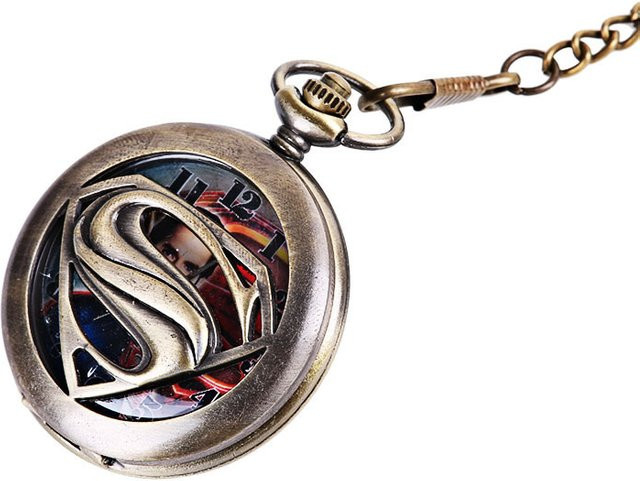 Bandai Taschenuhr Quarz, Messing, Gold, Unisex - Bild 1