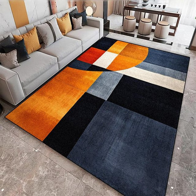 Moderner geometrischer Teppich von Wucifang Jewelry, weich und rutschfest, mehrfarbig, B/T: 200 x 300 cm - Bild 1