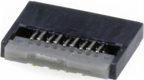 Molex FFC/FPC-Anschluss 9-polig in Schwarz mit 0,30 mm Rastermaß 504754-0920 Tape on Full reel - Bild 1