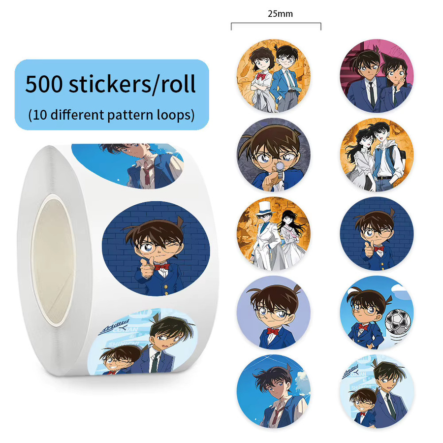 Keeppley Anime Detektiv Conan Graffiti Aufkleber, 500 Teile - Bild 4